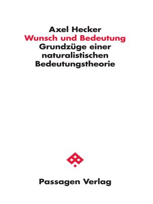 cover image of Wunsch und Bedeutung